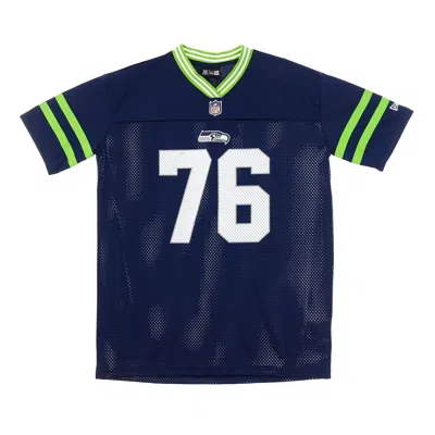 New Era Men's American Football Jersey Nfl Logo Oversized Tee Seasea Obsidian Blue/original Team Colors