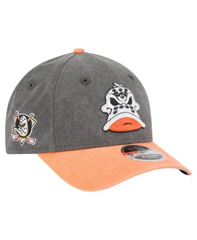 New Era Men's Anaheim Ducks 9forty Mascot Adjustable Baseball Cap In Gray