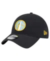 New Era Men's And Women's Black Chicago Sky Core Alt Logo 9twenty Adjustable Hat