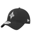 New Era Men's And Women's Black Las Vegas Aces Core Logo 9twenty Adjustable Hat In Black