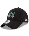 New Era Men's And Women's Black New York Liberty 2025 Wnba Playoffs 9twenty Adjustable Hat In Black