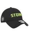 New Era Men's And Women's Black Seattle Storm Rebel Series 9twenty Adjustable Hat In Black