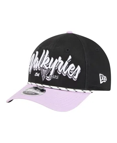 New Era Men's And Women's Eclipse Black/violet Golden State Valkyries Team Loyal Script Two-tone M-crown 9fo