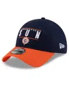 New Era Men's And Women's Navy/orange Connecticut Sun 2025 Wnba Draft 9twenty Adjustable Hat