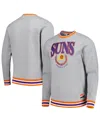 New Era Men's And Women's  Gray Phoenix Suns Vintage-like Throwback Crew Sweatshirt In Gray