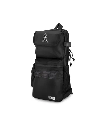 New Era Men's And Women's  Los Angeles Angels Athleisure Sling Bag In Black