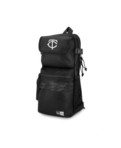 New Era Men's And Women's  Minnesota Twins Athleisure Sling Bag In Black