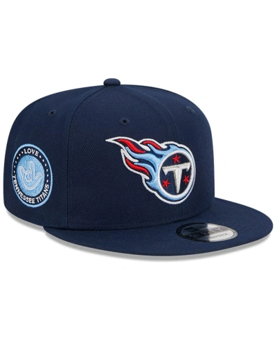 New Era Men's And Women's  Navy Tennessee Titans The Nfl Asl Collection By Love Sign Side Patch 9fift