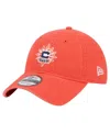 New Era Men's And Women's Orange Connecticut Sun Core Logo 9twenty Adjustable Hat In Orange