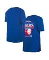 New Era Men's And Women's Royal Philadelphia 76ers Summer Classics T-shirt In Royal