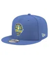 New Era Men's And Women's Sky Blue Chicago Sky Logo 9fifty Snapback Hat In Blue
