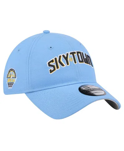 New Era Men's And Women's Sky Blue Chicago Sky Rebel Series 9twenty Adjustable Hat