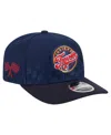 New Era Men's And Women'sâ Navy Indiana Fever 9seventy Checkerboard Print Adjustable Hat In Blue