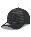 New Era Men's Black Alex Bowman American Flag 9forty M-crown A-frame Adjustable Hat In Black