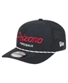 New Era Men's Black Arizona Cardinals Script 9seventy Adjustable Hat In Black