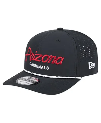 New Era Men's Black Arizona Cardinals Script 9seventy Adjustable Hat