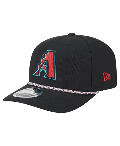 New Era Men's Black Arizona Diamondbacks Multi-rope 9seventy Stretch-snap Hat