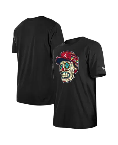 New Era Men's Black Philadelphia Phillies Sugar Skulls T-shirt