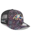 New Era Men's Black Baltimore Ravens 2025 Nfl Crucial Catch 9seventy Adjustable Hat In Black