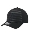 New Era Men's Black Boston Celtics Game Day Flag A-frame 9forty Adjustable Hat In Black