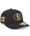 New Era Men's Black Boston Red Sox 2024 Armed Forces Day Low Profile 59fifty Fitted Hat In Black