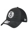 New Era Men's Black Brooklyn Nets Subtle Camo 39thirty Flex Hat