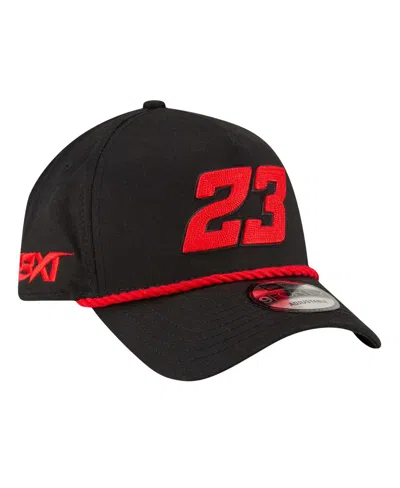 New Era Men's Black Bubba Wallace Rope A-frame 9forty Adjustable Hat