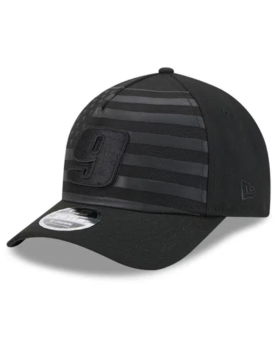 New Era Men's Black Chase Elliott American Flag 9forty M-crown A-frame Adjustable Hat