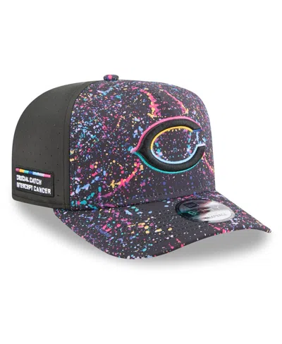New Era Men's Black Chicago Bears 2025 Nfl Crucial Catch A-frame 9fifty Snapback Hat