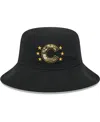 New Era Men's Black Chicago Cubs 2024 Armed Forces Day Bucket Hat In Black