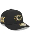 New Era X Alpha Industries Black Chicago Cubs A-frame 9forty Trucker Snapback Hat In Black