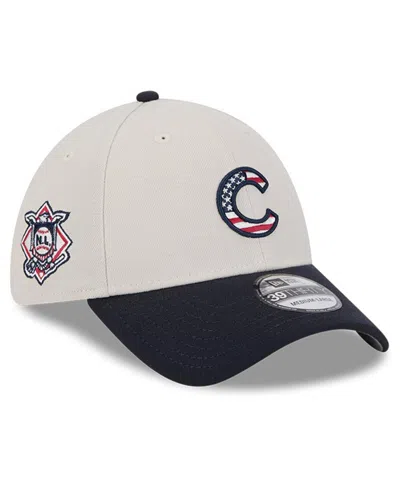 New Era Men's Black Chicago Cubs 2024 Fourth Of July 9twenty Adjustable Hat