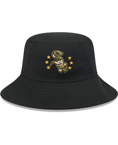 New Era Men's Black Chicago White Sox 2024 Armed Forces Day Bucket Hat