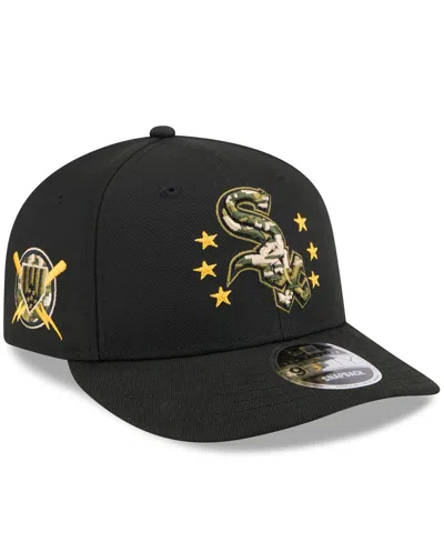 New Era Men's Black Chicago White Sox 2024 Armed Forces Day Low Profile 9fifty Snapback Hat