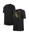 New Era Men's Black Chicago White Sox 2024-armed Forces Day T-shirt In Black