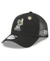 New Era Men's Black Chicago White Sox 2025 Big League Chew A-frame 9forty Adjustable Trucker Hat In Black