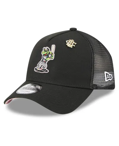 New Era Men's Black Chicago White Sox 2025 Big League Chew A-frame 9forty Adjustable Trucker Hat