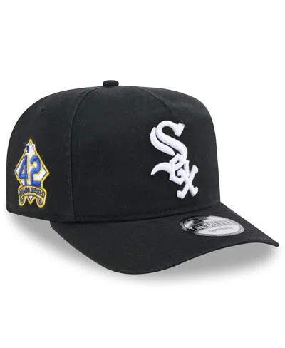 New Era Men's Black Chicago White Sox 2025 Jackie Robinson Day Golfer Adjustable Hat