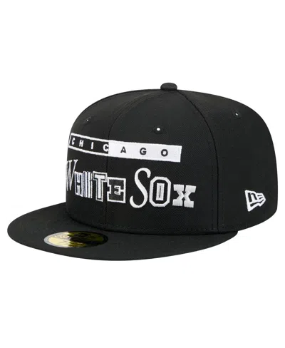 New Era Men's Black Chicago White Sox Ransom 59fifty Fitted Hat