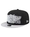 New Era Men's Black Chicago White Sox Splatter 9fifty Snapback Hat In Black