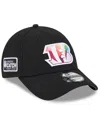 New Era Men's Black Cincinnati Bengals 2023 Nfl Crucial Catch 9forty Adjustable Hat In Black