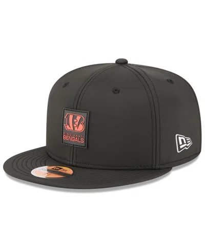 New Era Men's Black Cincinnati Bengals 2025 Sideline 59fifty Fitted Hat