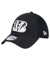 New Era Men's Black Cincinnati Bengals Main Neo 39thirty Flex Hat In Black