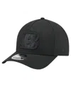 New Era Men's Black Cincinnati Bengals Team Collection 9forty M-crown A-frame Adjustable Hat In Black
