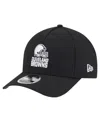 New Era Men's Black Cleveland Browns Team Collection 9forty M-crown A-frame Adjustable Hat In Black