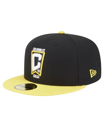 New Era Men's Black Columbus Crew 2025 Kickoff 59fifty Fitted Hat