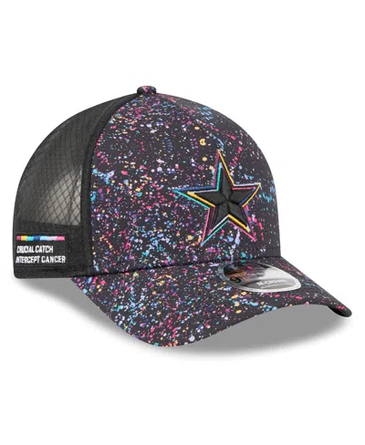 New Era Men's Black Dallas Cowboys 2025 Nfl Crucial Catch 9forty Adjustable Hat