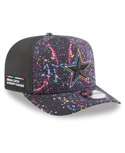 New Era Men's Black Dallas Cowboys 2025 Nfl Crucial Catch A-frame 9fifty Snapback Hat