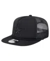 New Era Men's Black Dallas Cowboys Active Tone Golfer Snapback Hat In Black