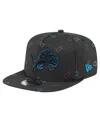 New Era Men's Black Detroit Lions Gummy Golfer Snapback Hat